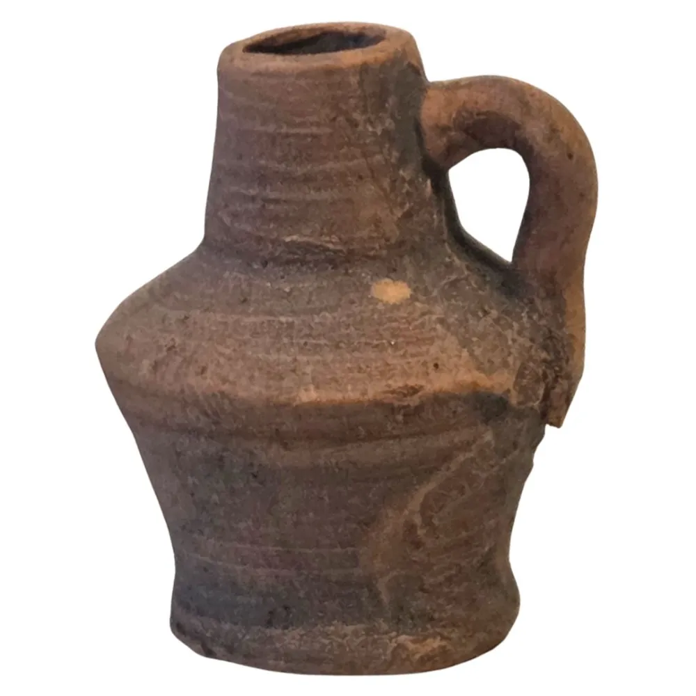 Set 5 anfore in terracotta invecchiata per statue da 8-10 cm