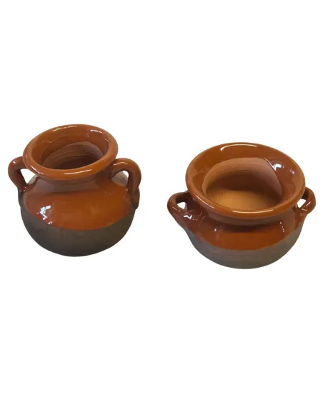 Glazed Terracotta Amphora and Casserole Set for 30 cm Nativity Figures