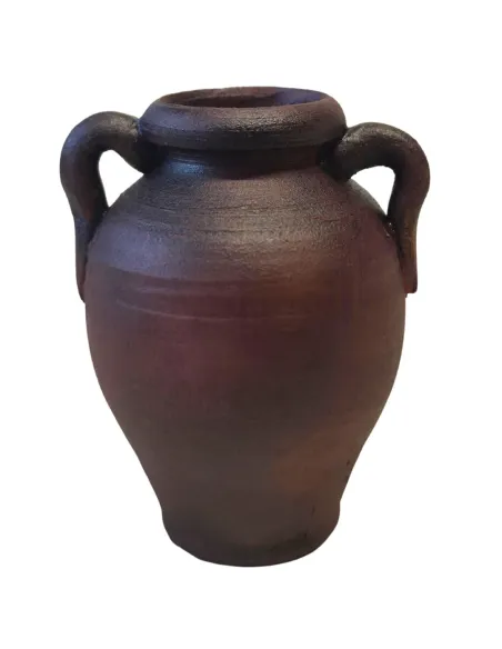 Set of 6 Dark Terracotta Amphorae, for 20 cm Nativity Figures