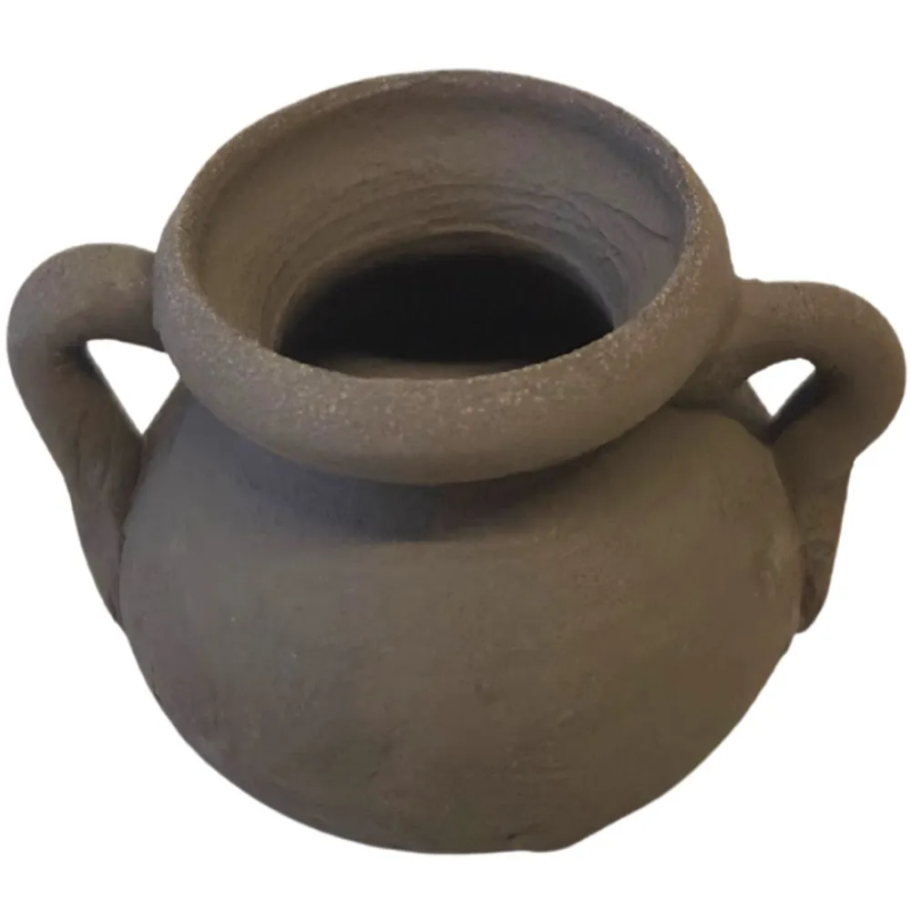 Raw Terracotta Amphora for 10–12 cm Nativity Figures