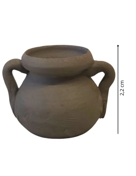Raw Terracotta Amphora for 10–12 cm Nativity Figures
