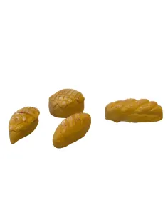 4-Piece Resin Bread Set for 15–20 cm Nativity Figures 2