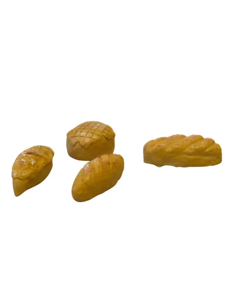 4-Piece Resin Bread Set for 15–20 cm Nativity Figures