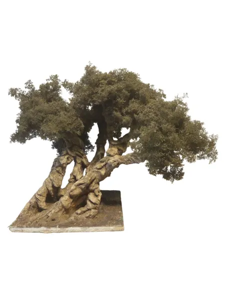 Handcrafted Olive Tree, 50 cm Tall, for 25–30 cm Nativity Figures