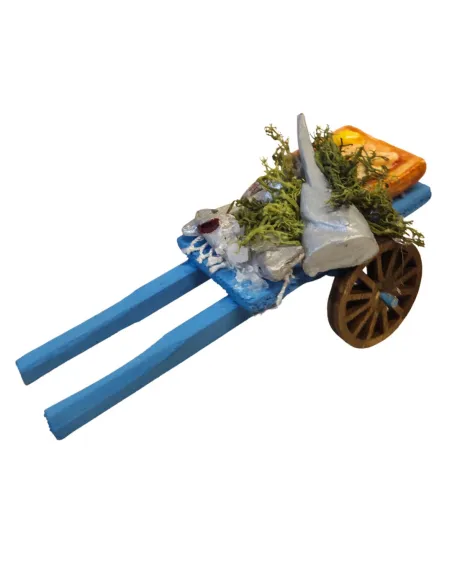 Wooden Fish Cart, for 8–10 cm Nativity Figures