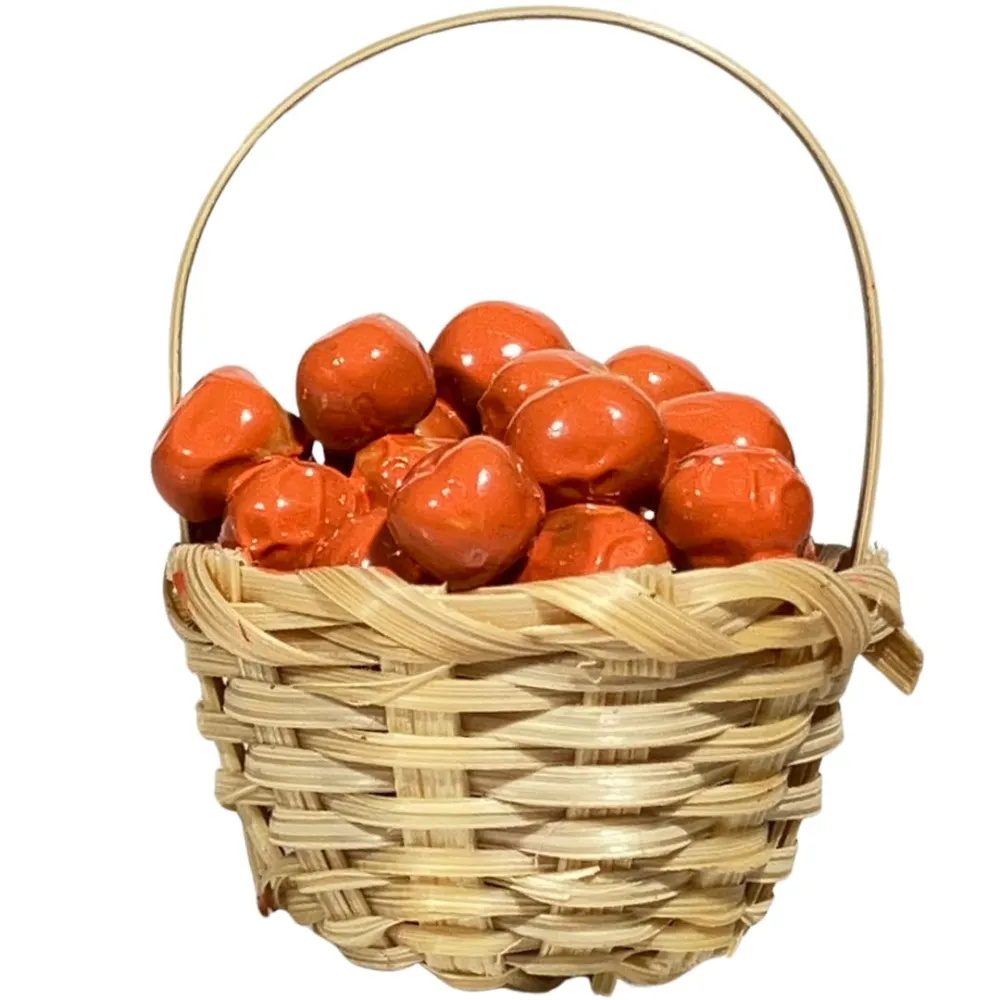Basket with Oranges for 20–25 cm Nativity Figures
