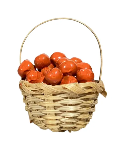 Cesto con arance per statue da 20-25 cm
