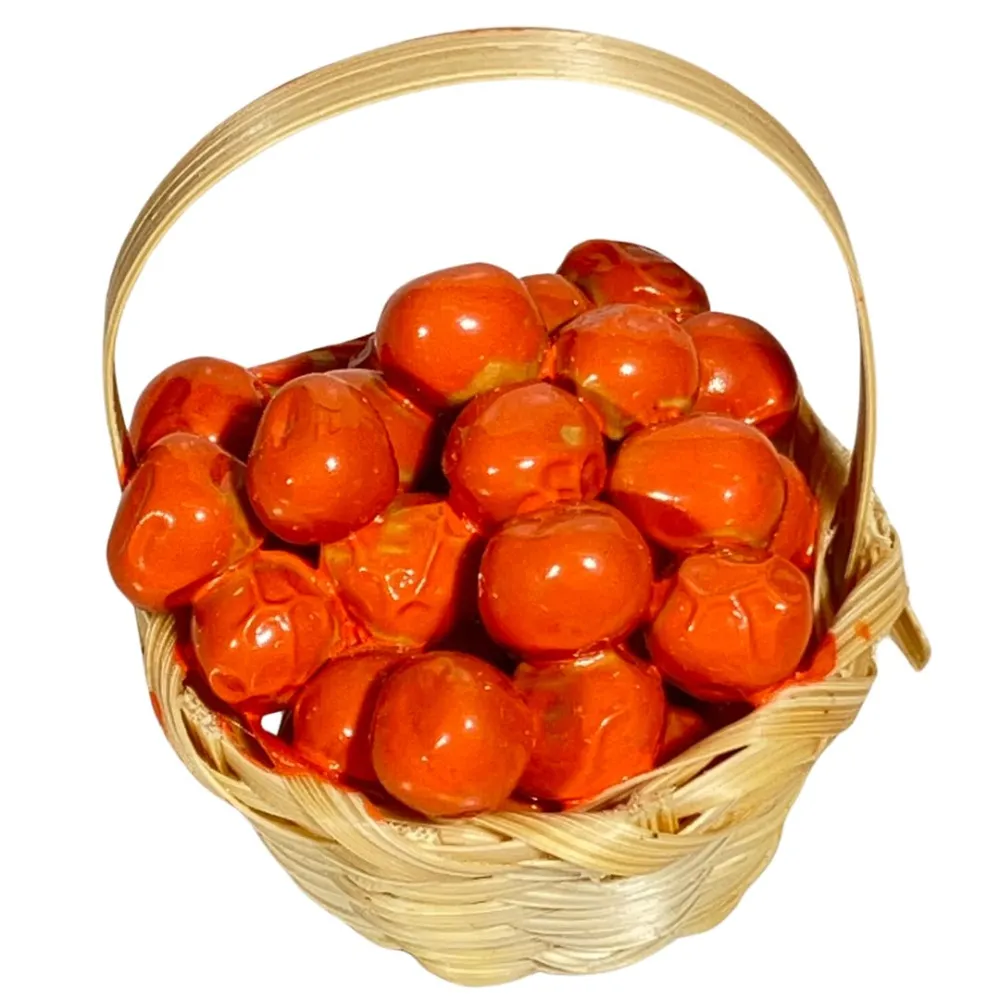 Basket with Oranges for 20–25 cm Nativity Figures