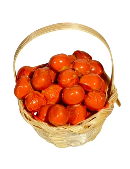 Cesto con arance per statue da 20-25 cm