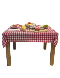 Wooden Dining Set Table for 20 cm Nativity Figures 2