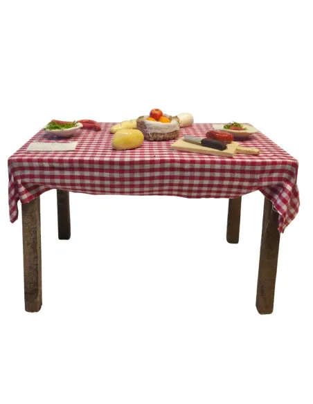 Wooden Dining Set Table for 25 cm Nativity Figures