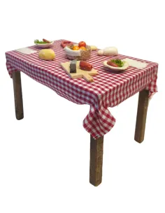 Wooden Dining Set Table for 25 cm Nativity Figures