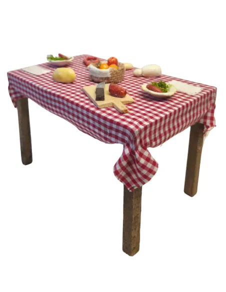 Wooden Dining Set Table for 25 cm Nativity Figures