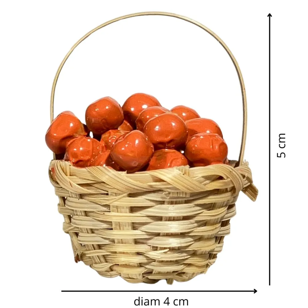 Basket with Oranges for 20–25 cm Nativity Figures