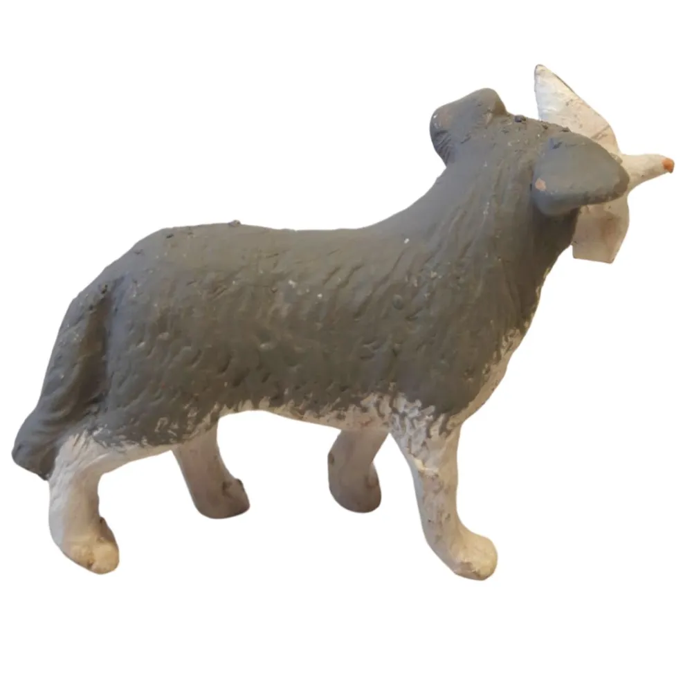 Cane da caccia con volatile in bocca in terracotta per statue da 20-25 cm