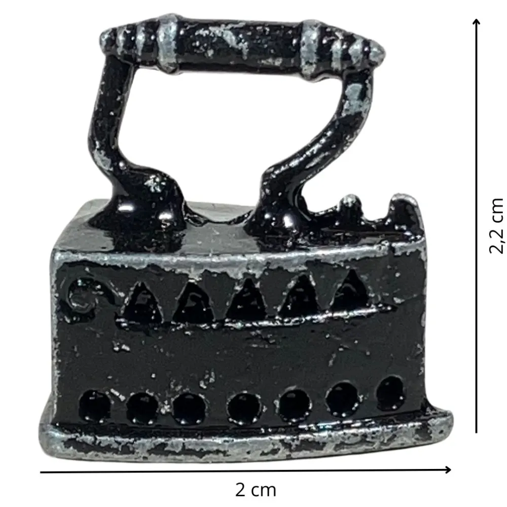 Zamak Charcoal Iron for 15–20 cm Nativity Figures