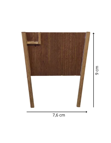 Tavolozza lavandaia in legno per statue da 20 cm