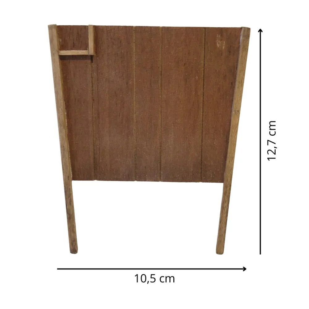 Tavolozza lavandaia in legno per statue da 30 cm