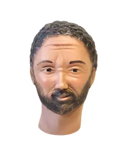 Saint Joseph Face with Middle Eastern Features, for 28–30 cm Nativity Figures