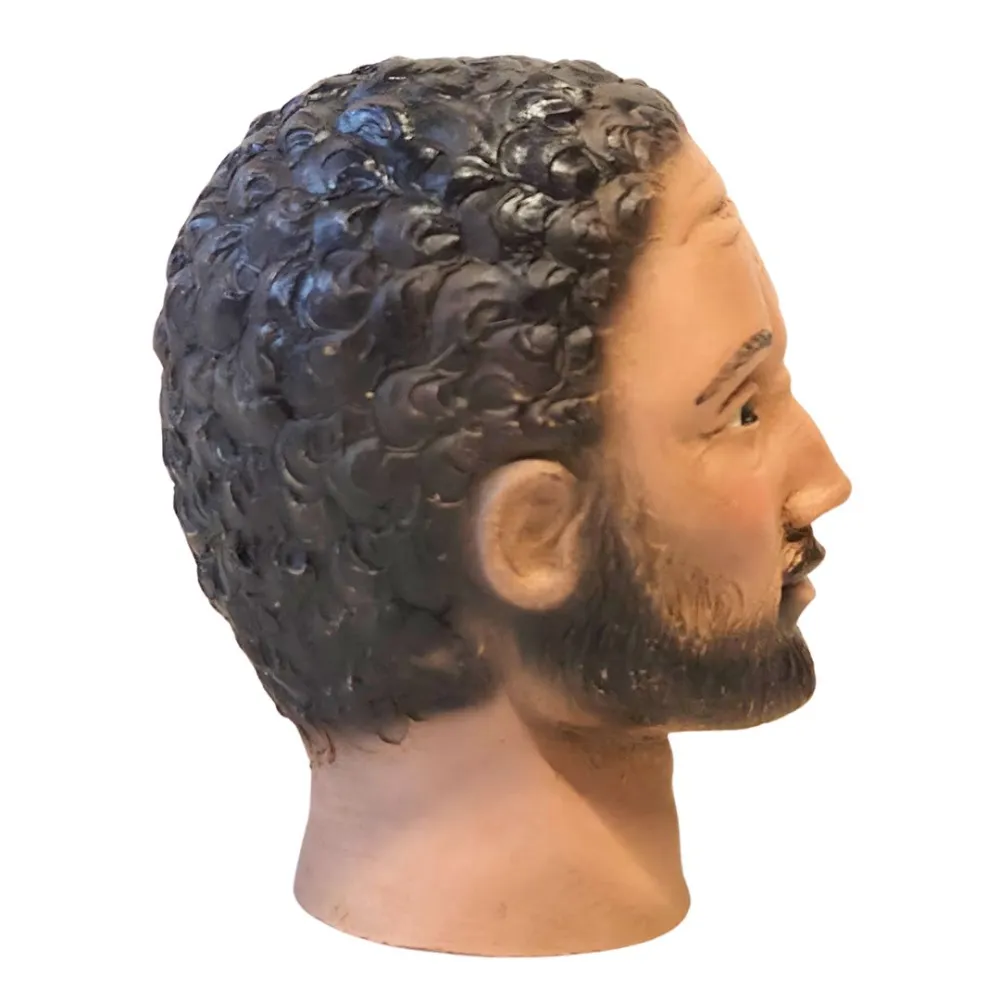 Saint Joseph Face with Middle Eastern Features, for 28–30 cm Nativity Figures