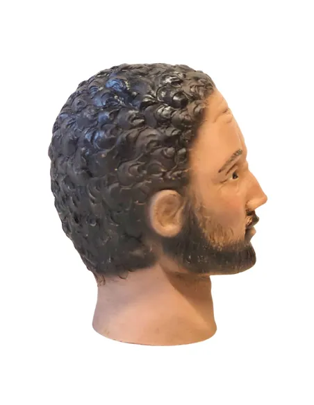 Saint Joseph Face with Middle Eastern Features, for 28–30 cm Nativity Figures