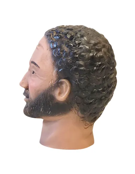 Saint Joseph Face with Middle Eastern Features, for 28–30 cm Nativity Figures