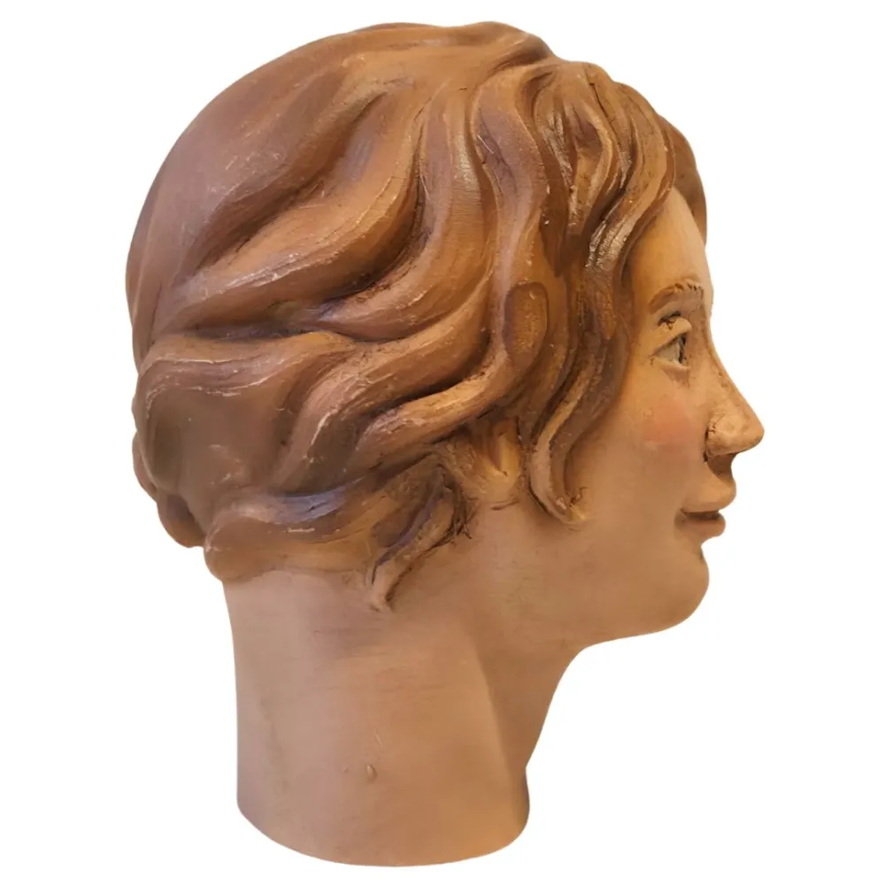 Resin Madonna Head for 28-30 cm Nativity Figures