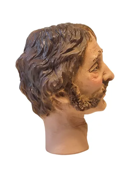Volto uomo con baffi per 30 cm