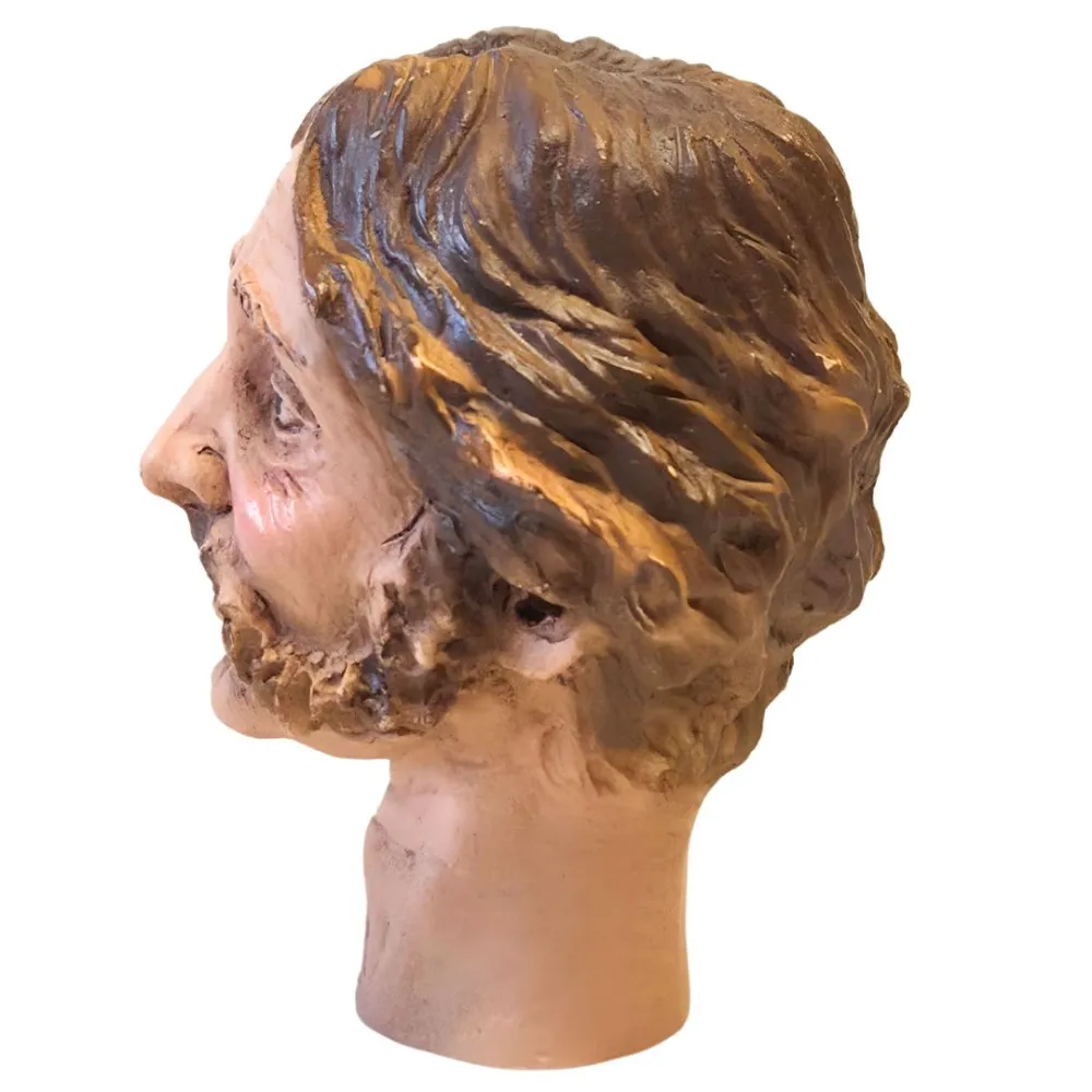 Volto uomo con baffi per 30 cm