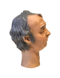 Volto uomo con capelli grigi per 30 cm 2