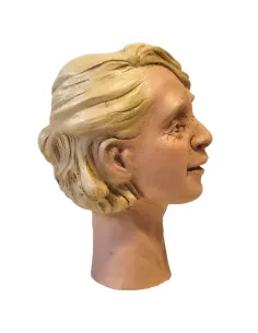 Blonde Female Face with Short Hair, for 30 cm Nativity Figures 2