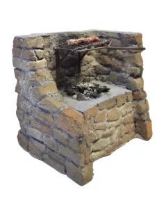Polystyrene Brazier with Wax Meat, for 30 cm Nativity Figures 2