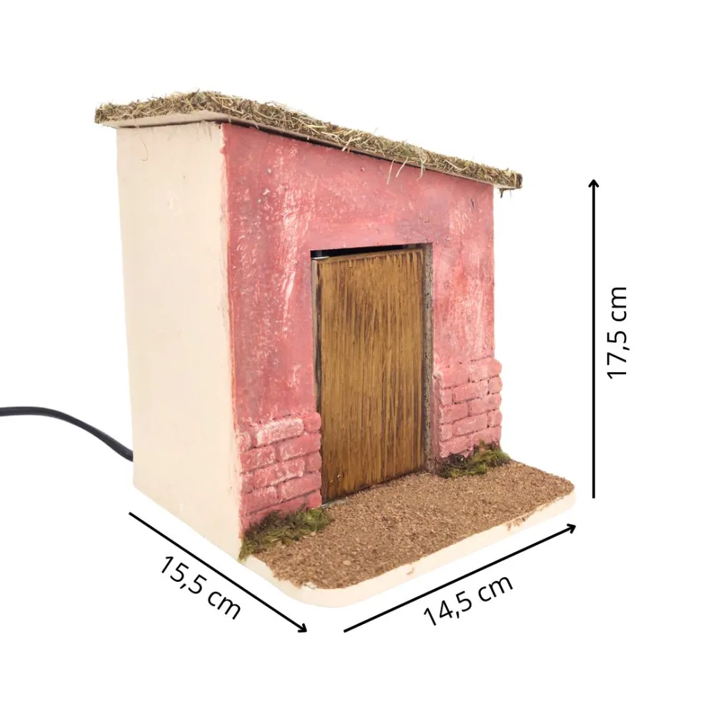 Animated 10 cm Landi Elderly Woman Opening and Closing the Door