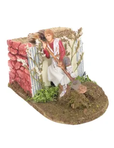 Animated 10 cm PVC Landi Farmer