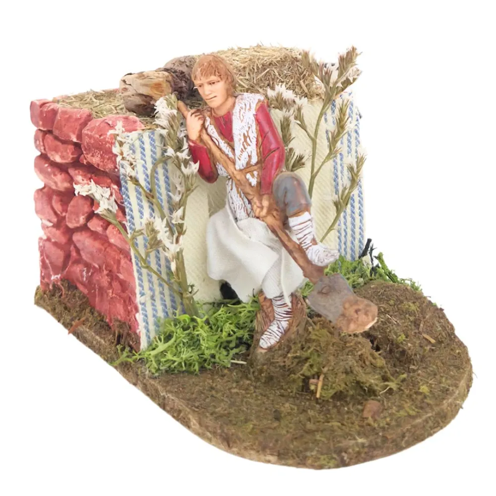 Animated 10 cm PVC Landi Farmer