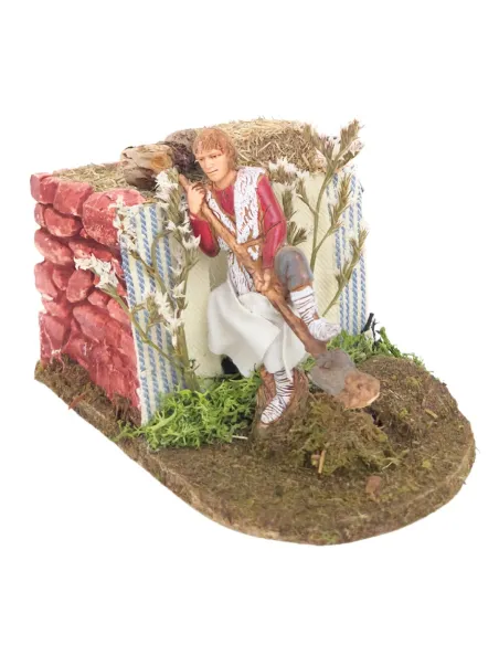 Animated 10 cm PVC Landi Farmer