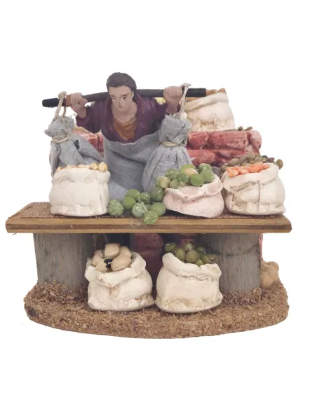 Animated 10 cm PVC Oliver Legume Seller