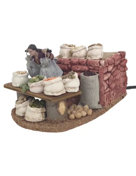 Animated 10 cm PVC Oliver Legume Seller