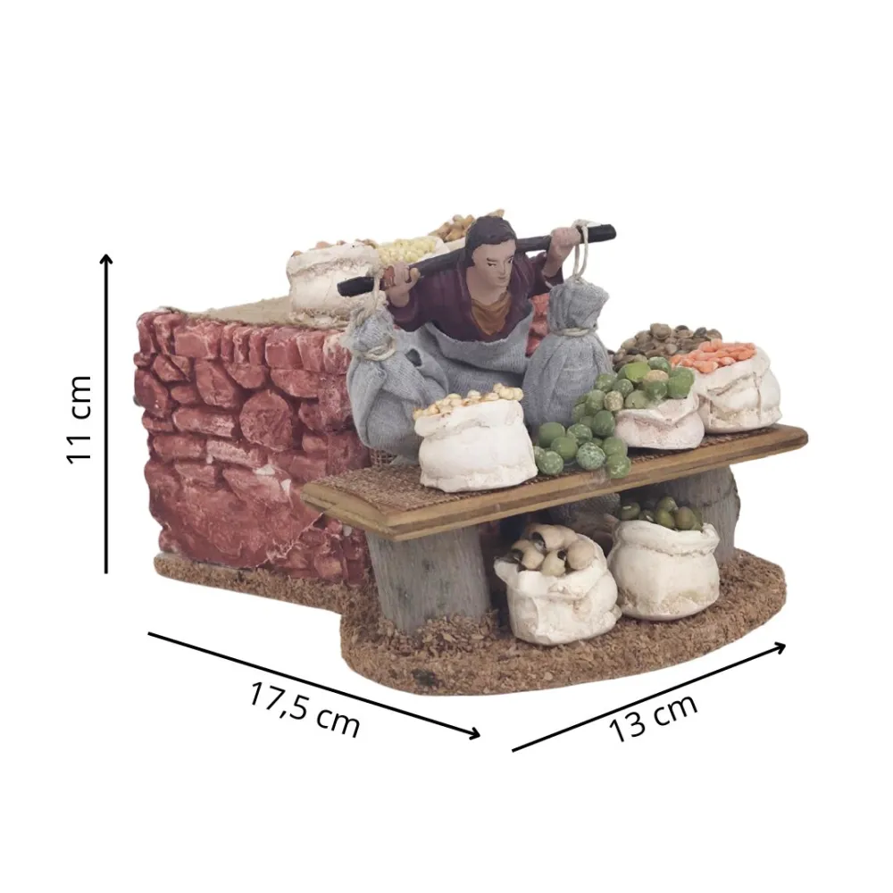 Animated 10 cm PVC Oliver Legume Seller