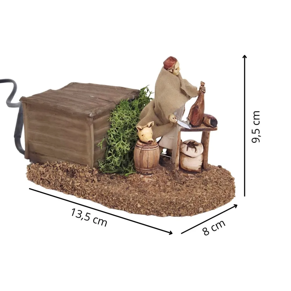 Animated 8 cm PVC Landi Butcher