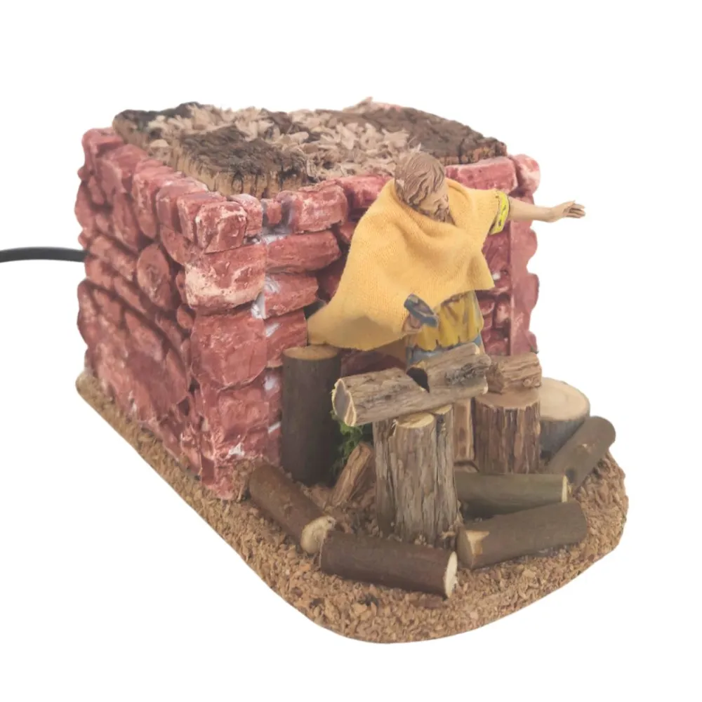Animated 10 cm PVC Landi Woodcutter