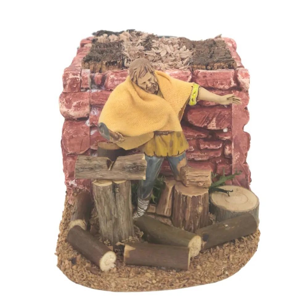 Animated 10 cm PVC Landi Woodcutter