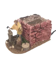 Animated 10 cm PVC Landi Woodcutter