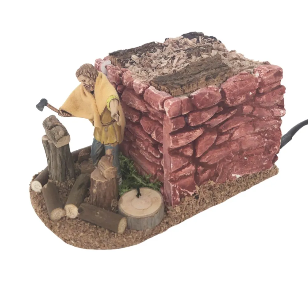 Animated 10 cm PVC Landi Woodcutter