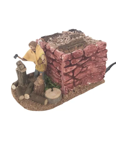 Animated 10 cm PVC Landi Woodcutter