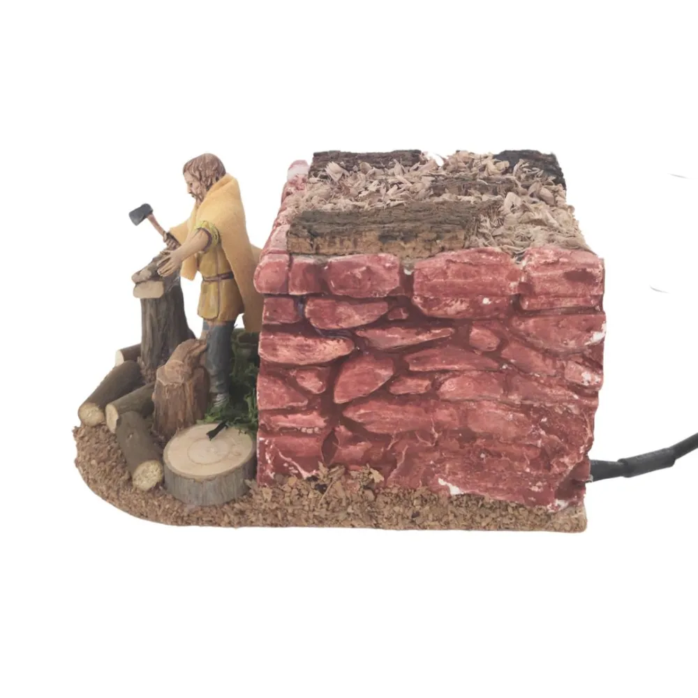 Animated 10 cm PVC Landi Woodcutter