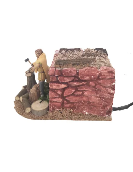 Animated 10 cm PVC Landi Woodcutter