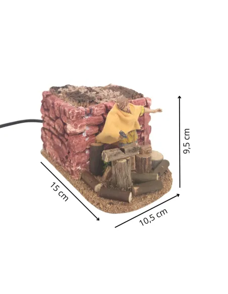 Animated 10 cm PVC Landi Woodcutter