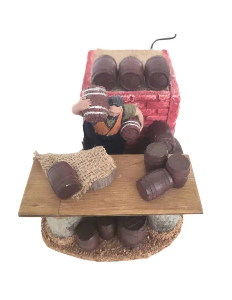 Animated 10 cm PVC Oliver Barrel Seller