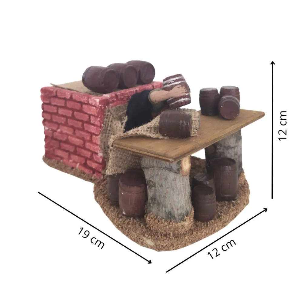 Animated 10 cm PVC Oliver Barrel Seller